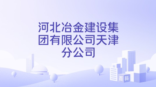 河北冶金建设集团有限公司天津分公司
