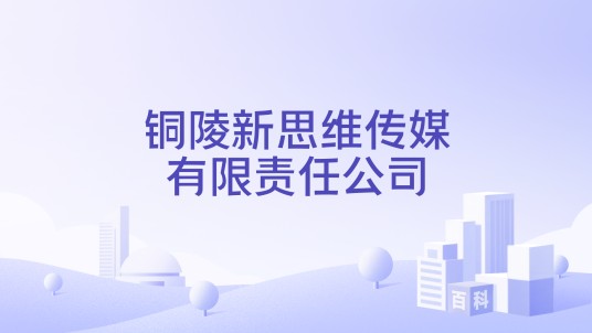 铜陵新思维传媒有限责任公司