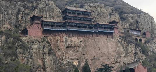 悬空寺(山西省广灵县境内寺庙)