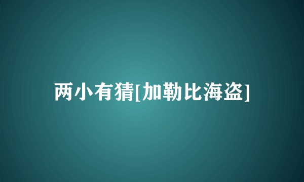 两小有猜[加勒比海盗]