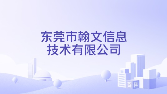东莞市翰文信息技术有限公司