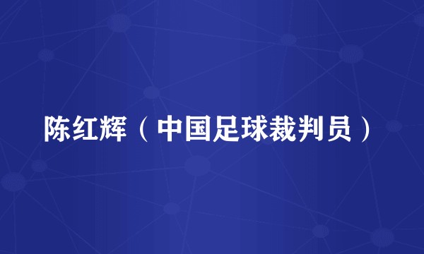 陈红辉（中国足球裁判员）