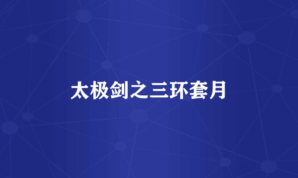 太极剑之三环套月