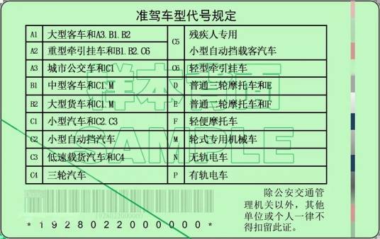 B驾驶证