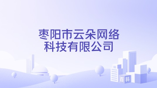 枣阳市云朵网络科技有限公司