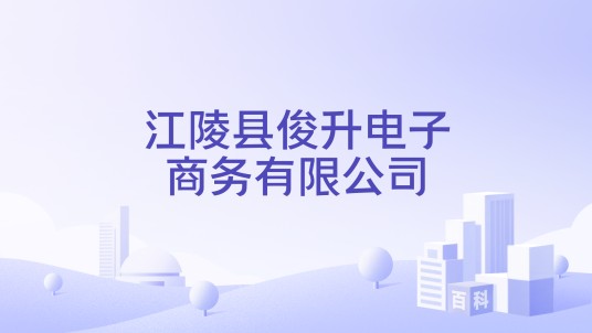 江陵县俊升电子商务有限公司