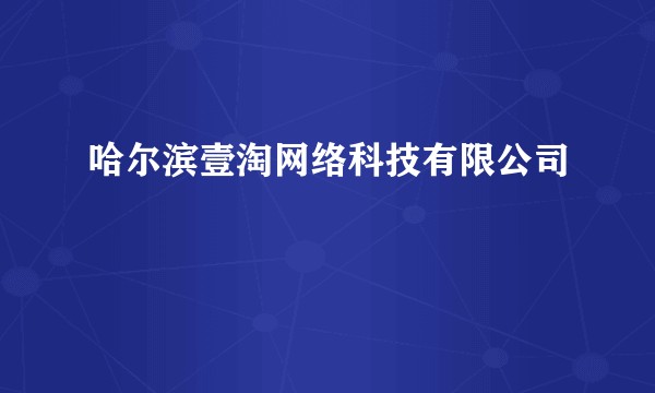哈尔滨壹淘网络科技有限公司