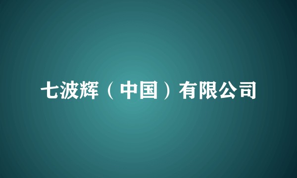 七波辉（中国）有限公司