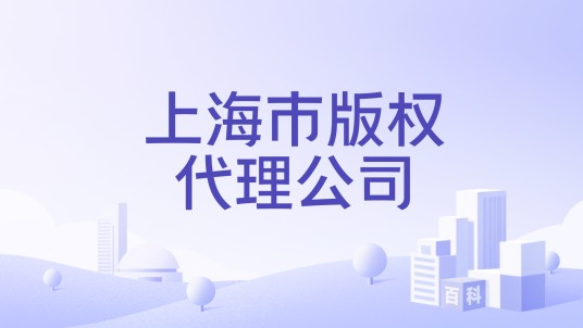 上海市版权代理公司