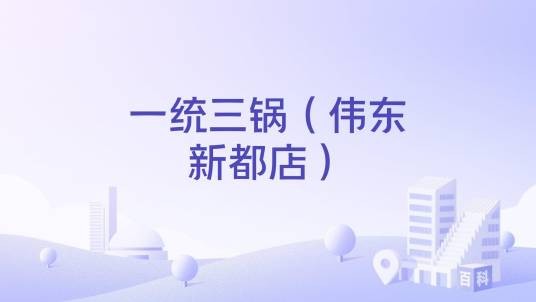 一统三锅（伟东新都店）