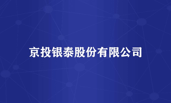 京投银泰股份有限公司