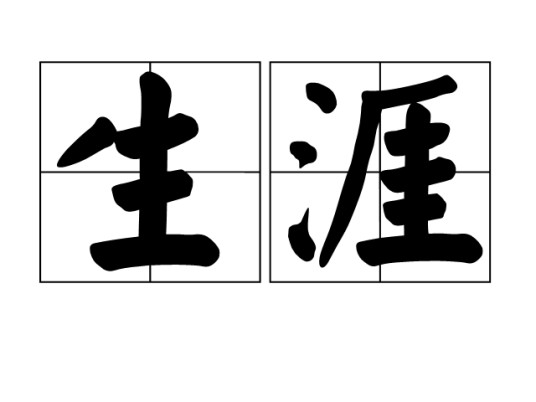 生涯（汉语词汇）