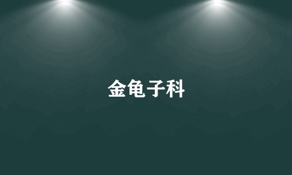 金龟子科