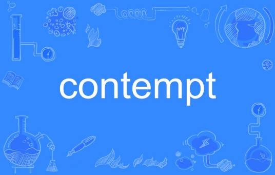 contempt