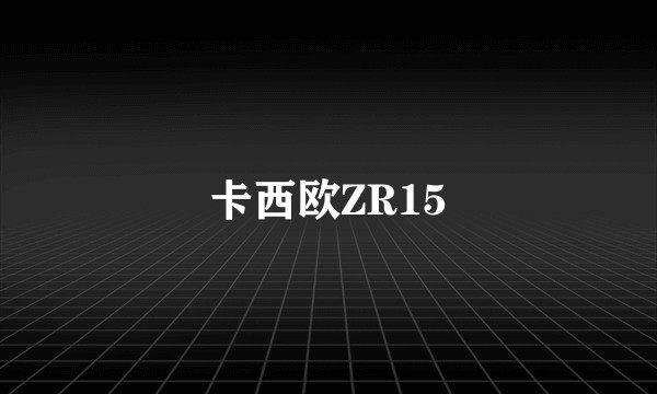 卡西欧ZR15