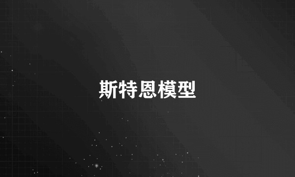 斯特恩模型