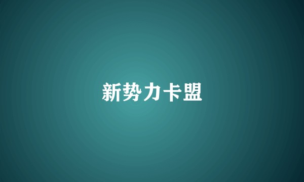 新势力卡盟