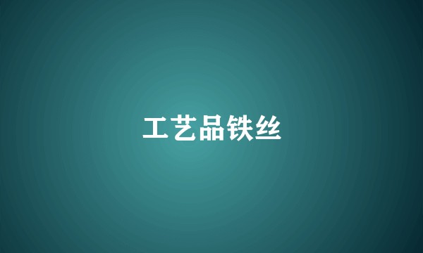 工艺品铁丝
