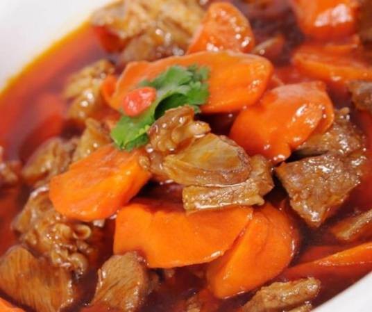 胡萝卜炒羊肉
