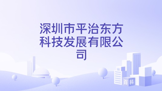 深圳市平治东方科技发展有限公司