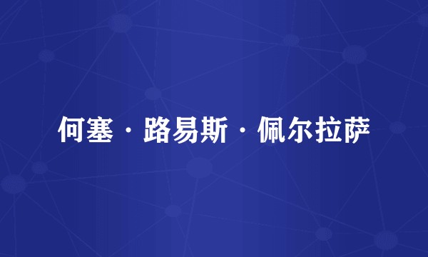 何塞·路易斯·佩尔拉萨