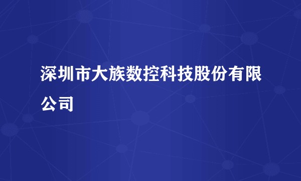 深圳市大族数控科技股份有限公司
