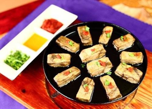 油煎毛豆腐