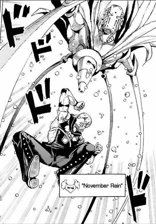 十一月雨（日本漫画《The JOJO Lands》中的替身）