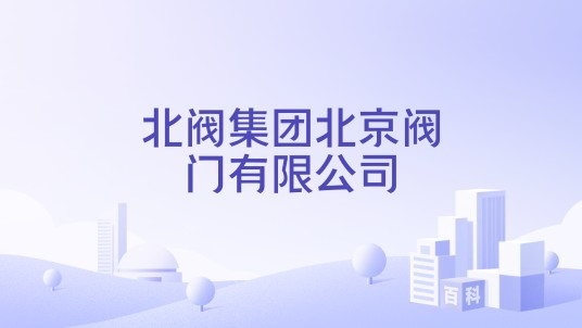 北阀集团北京阀门有限公司