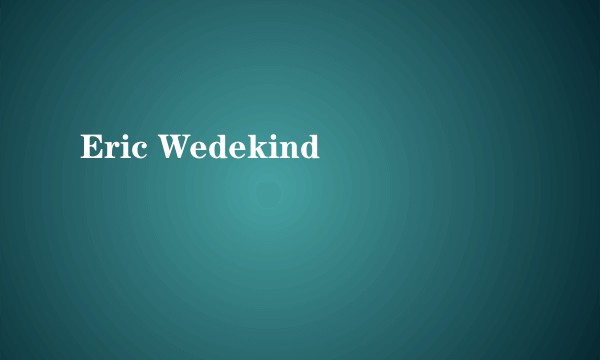 Eric Wedekind