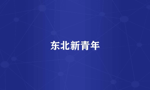东北新青年