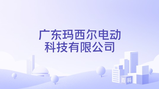 广东玛西尔电动科技有限公司