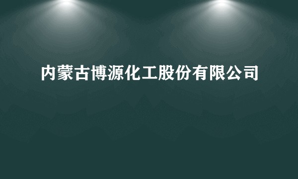 内蒙古博源化工股份有限公司