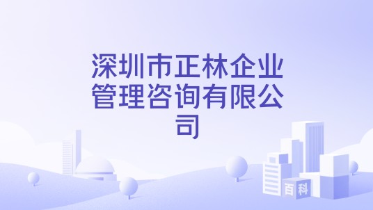 深圳市正林企业管理咨询有限公司