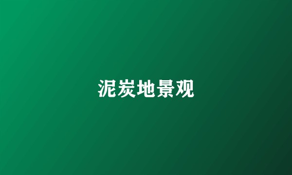泥炭地景观