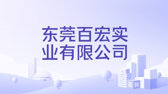 东莞百宏实业有限公司