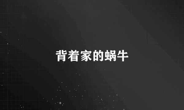 背着家的蜗牛