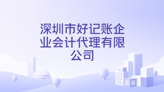深圳市好记账企业会计代理有限公司