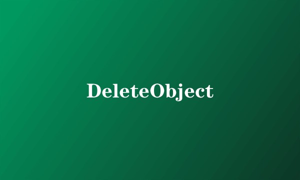 DeleteObject