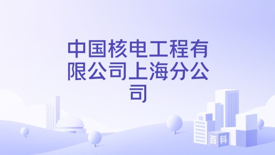 中国核电工程有限公司上海分公司