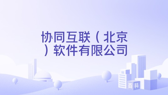 协同互联（北京）软件有限公司