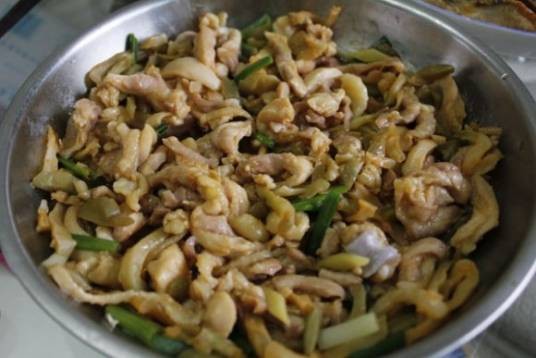 榨菜素豆肠
