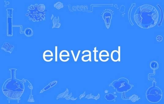 elevated（英文单词）