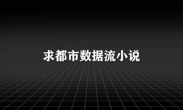 求都市数据流小说