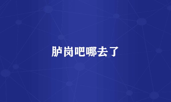 胪岗吧哪去了