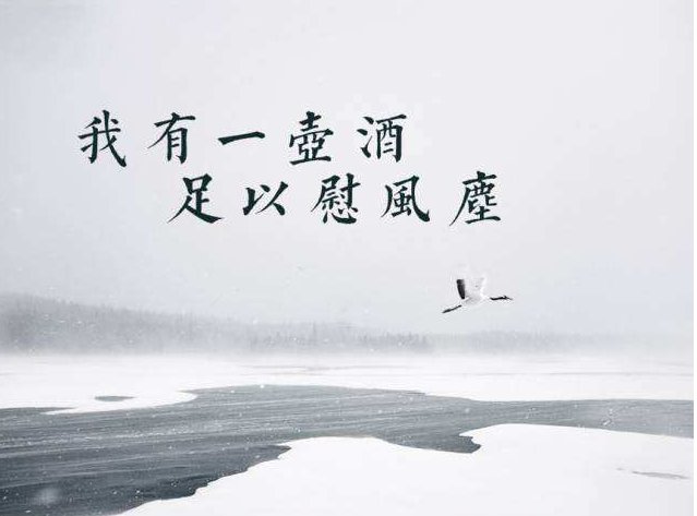 我有一壶酒,足以慰风尘,闲看人间事,独饮候归人。什么意思