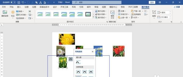 word6张图片排版