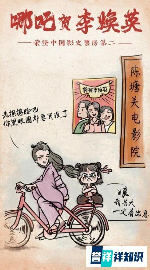 哪吒给你好李焕英的贺图长什么样？ 这是咋情况？