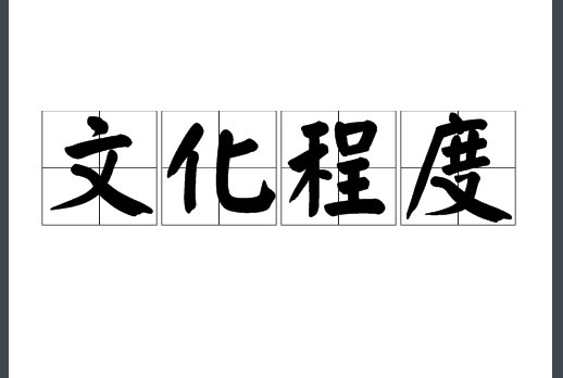 文化程度有几种