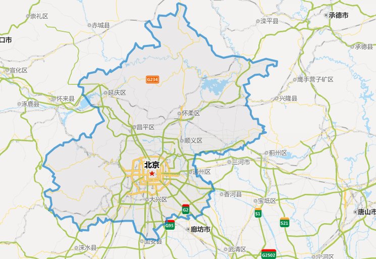 北京各区的名称？